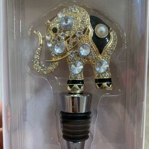 Bling Elephant Wine Stopper